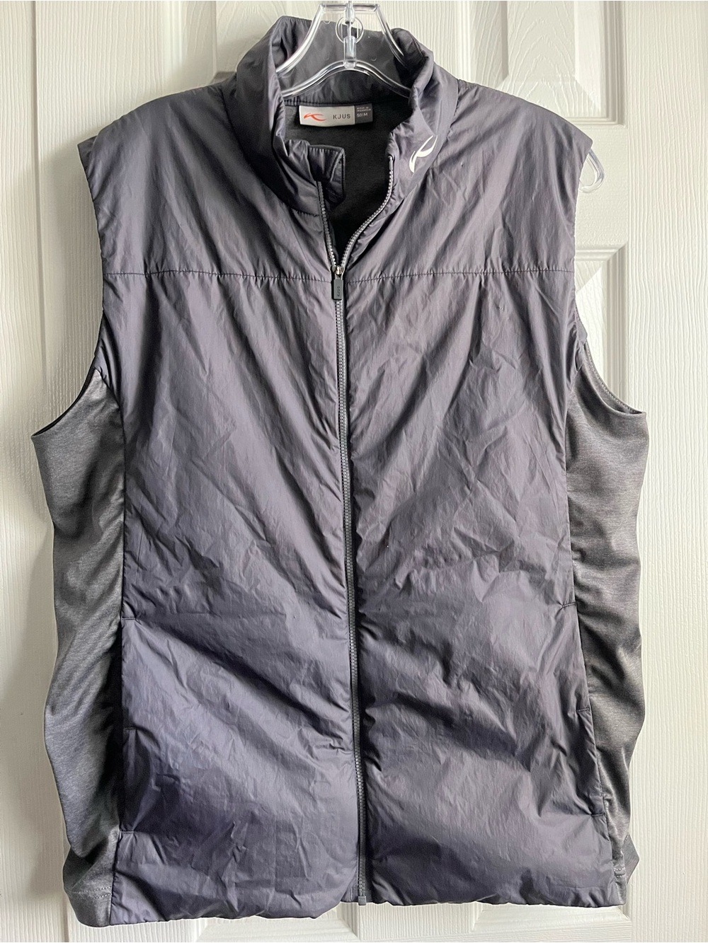 KJUS Radiation Vest (Size 50 M) Men's Dark Dusk/Grey Steel Insulated Gorpcore